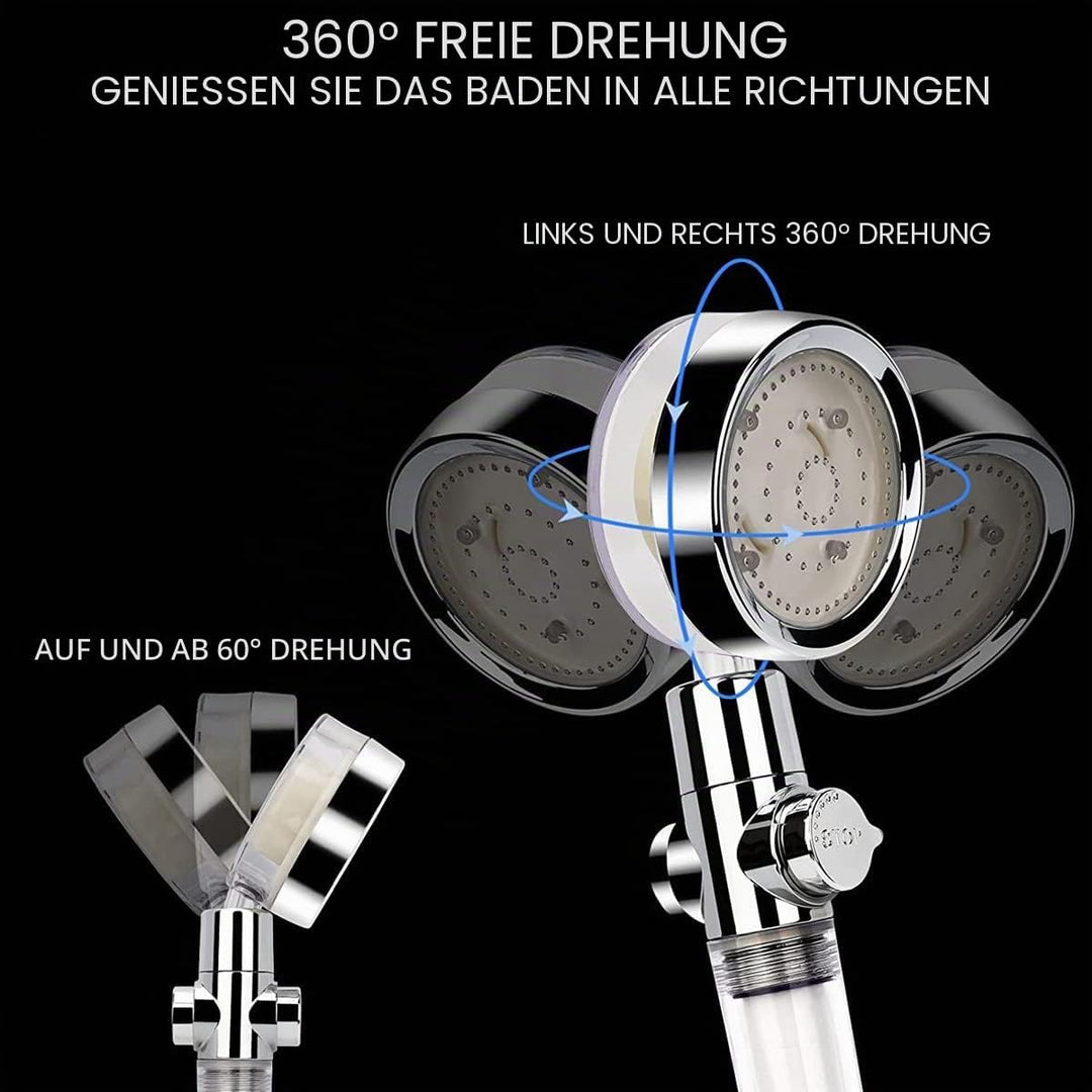 LED Duschkopf mit Farbwechsel, LED Handbrause 7 Farben Licht Automatische, Duschkopf mit Licht, Wass