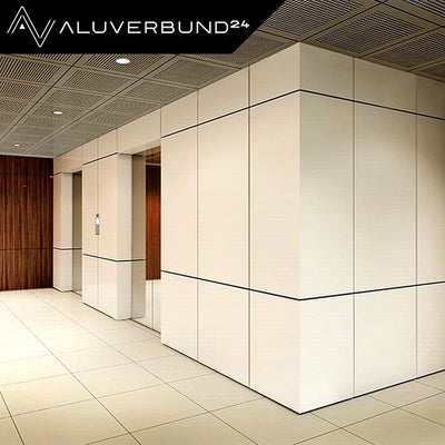 HPL Platten 50x120cm Vollkernplatten für Aussen und Innenbereich, 6mm dick, Weiss RAL9016 Weiss / 6m