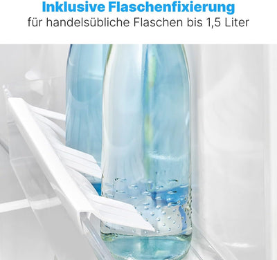 Bomann Kühlschrank mit Gefrierfach KS 2184.1, Kühl-Gefrierschrank 120L, Kühlen:107 Liter/Gefrieren:1