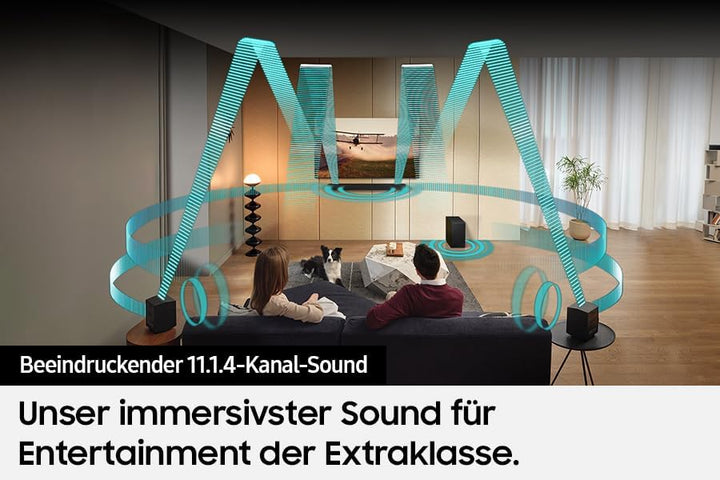 Samsung HW-Q995GD 11.1.4-Kanal Q-Soundbar für TV-Geräte, 4.0.2-Kanal-Rücklautsprecher, Bluetooth-Lau