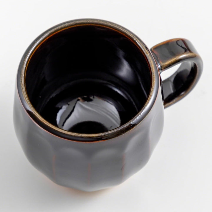 Asayu Japan Keramik Kaffeeaufguss-Set in Schokoladenbraun mit Papierfilterhalterung und Dripper mit