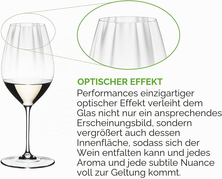 Riedel Performance Rieslingglas, 625 ml, Riesling
