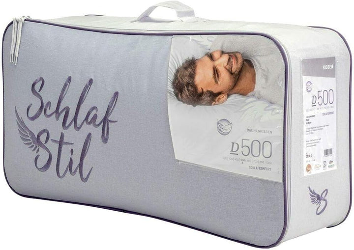 SCHLAFSTIL Faserkissen F400, Comforel Soft 3D-Markenfaser Grösse 40x80 40x80 cm Weiss, 40x80 cm Weis