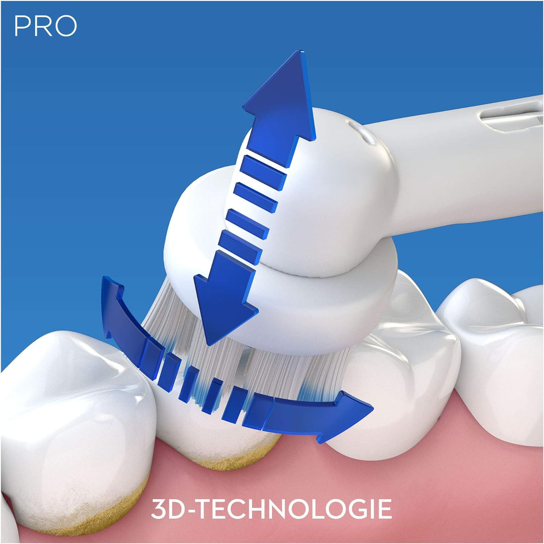 Oral-B PRO 1 200 Elektrische Zahnbürste/Electric Toothbrush für eine gründliche Zahnreinigung, 3 Put