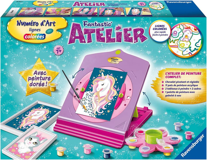 Ravensburger Fantastic' Atelier d'Art Number - Kreativset - Malen nach Zahlen - Entspannte und kreat