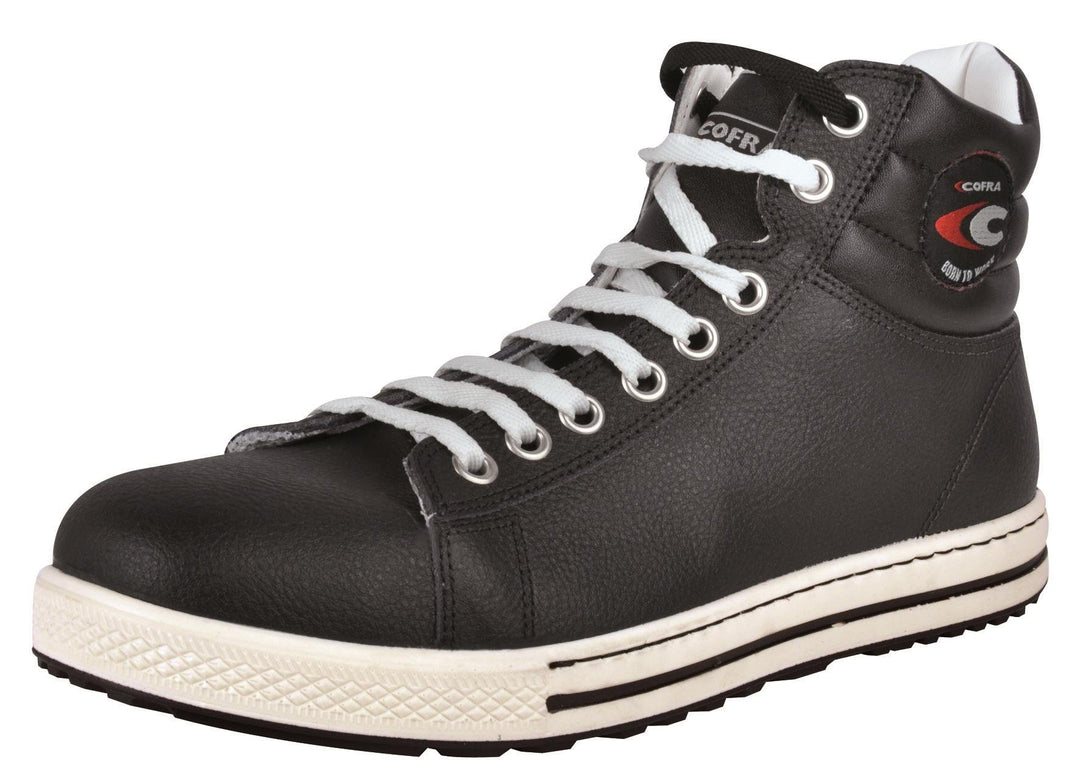 Cofra 35030-001.W41 BLOCK S3 SRC Sicherheitsstiefel, Schwarz/Weiss, Grösse 41 41 EU, 41 EU