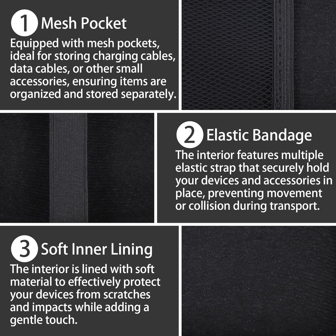 co2CREA Harte Reiseschutzhülle Etui Tasche für Xvive XV1-R Digitaler Handheld Recorder,Nur hülle, fü