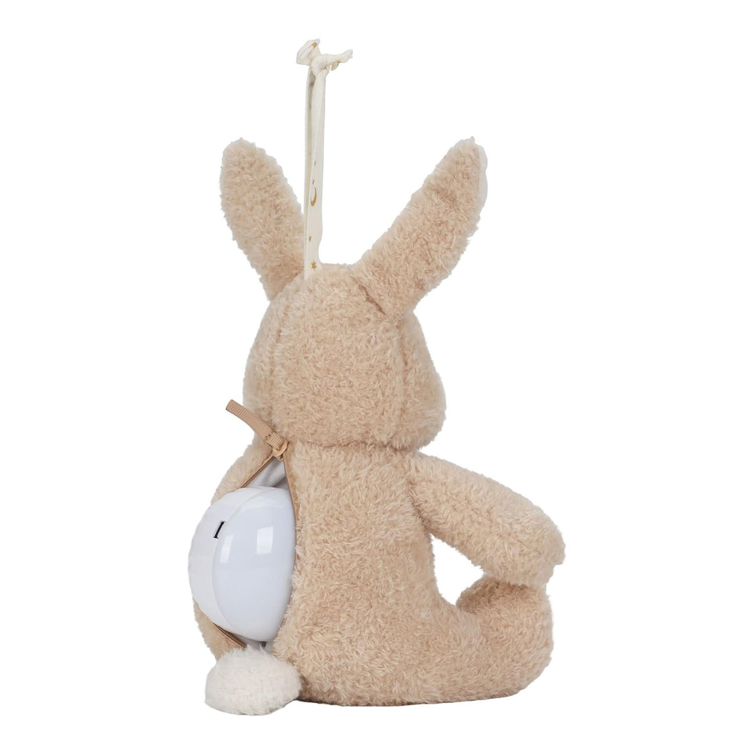 Little Dutch 8441 Kuscheltier mit Licht und Geräuschen Hase - Baby Bunny - Newborn Naturals beige