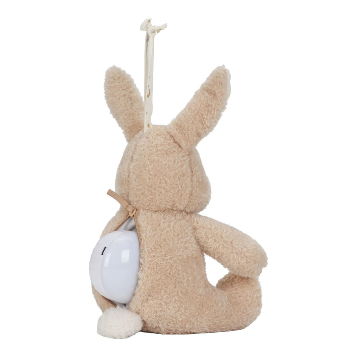 Little Dutch 8441 Kuscheltier mit Licht und Geräuschen Hase - Baby Bunny - Newborn Naturals beige