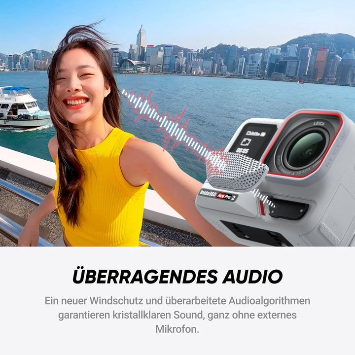 Insta360 Ace Pro 2 Polarweiss Limited Edition – 8K wasserdichte Actionkamera mit Leica entwickelt, 1