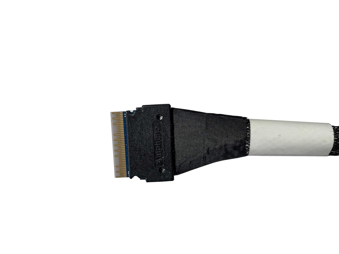 Diliving SFF-8654 auf SFF-8639 Kabel, SlimSAS 8i (SFF-8654 74P) auf 2 Port U.2 NVMe Adapter (SFF-863