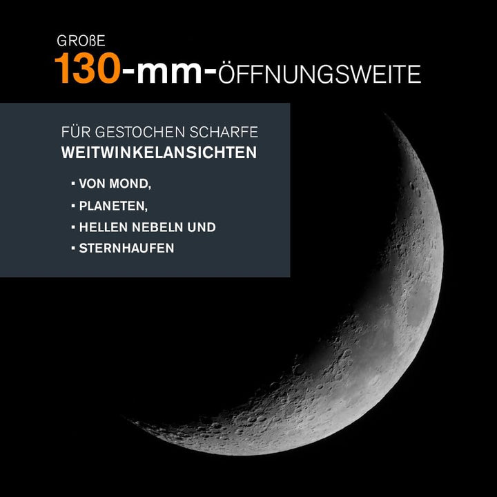 Celestron 31045 AstroMaster 130EQ Newtonsches Spiegelteleskop, Dunkelblau AstroMaster 130EQ Reflekto