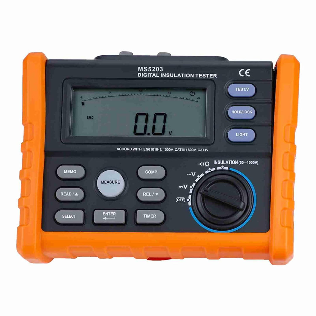 Isolationswiderstandsprüfer MS5203 Digital- und Analoganzeige 50-1000 V Isolationswiderstandsprüfger