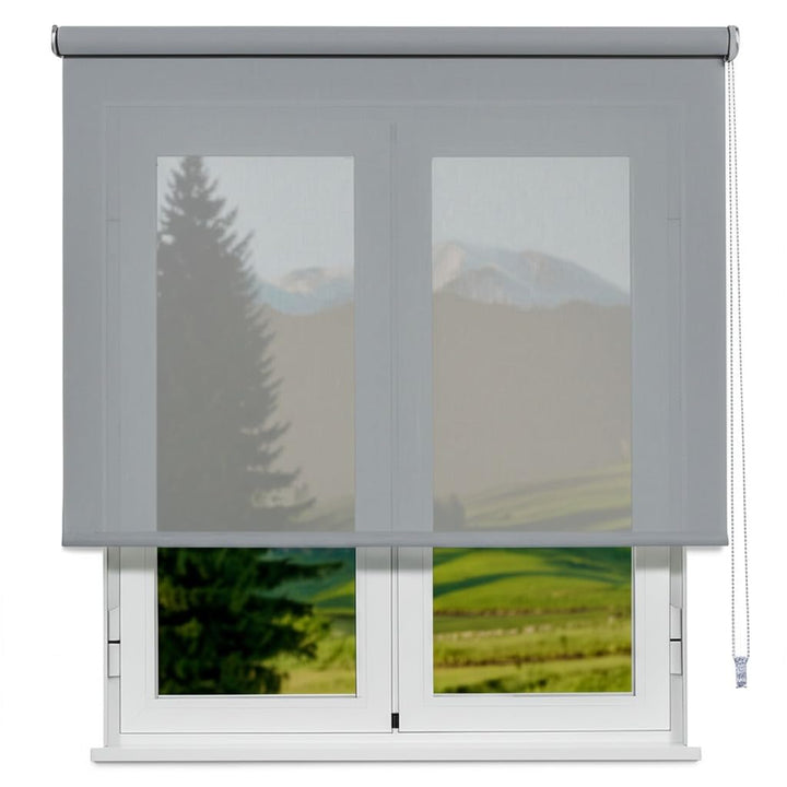 VIEWTEX - Rollo Screen 10 % / erhältlich in verschiedenen Grössen und Farben (Perlgrau, 120 x 190 cm