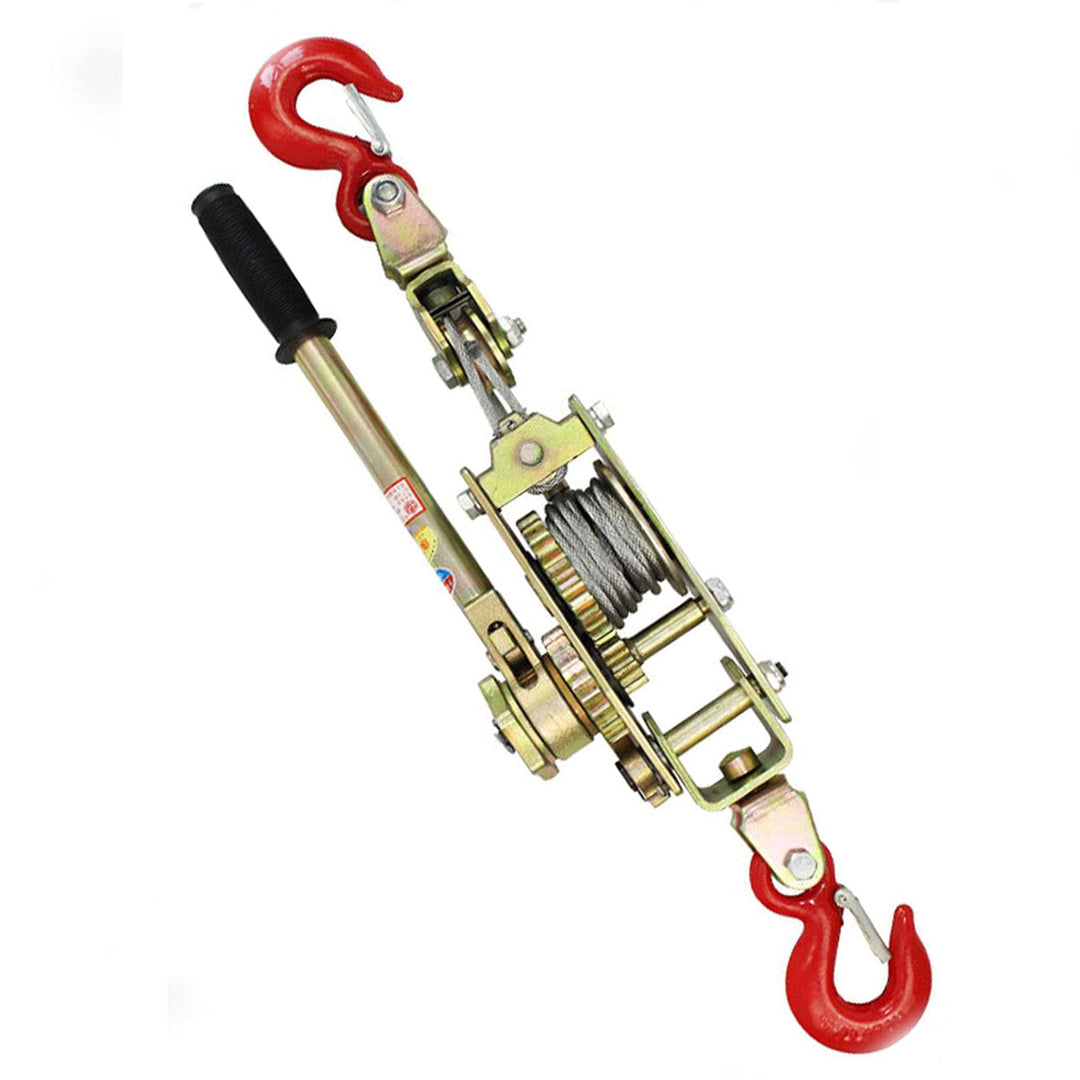 Aprilhp Seilzug mit Ratsche Hand Power Puller, Handwinde Hebezug Ratschenseilzug Handseilwinde Seilz