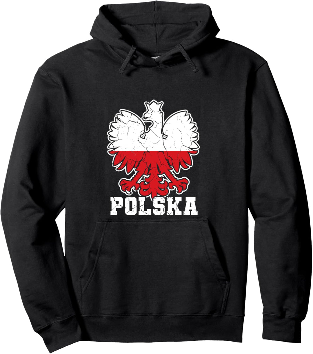 Polska Polnischer Adler Polnisches Wappen Polen Pullover Hoodie
