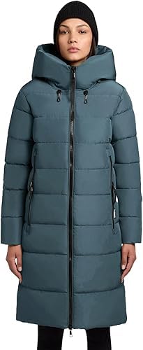khujo - Damen - Wintermantel - Jilias 5 Steppmantel Winterjacke XS DIM-BLUE, XS DIM-BLUE