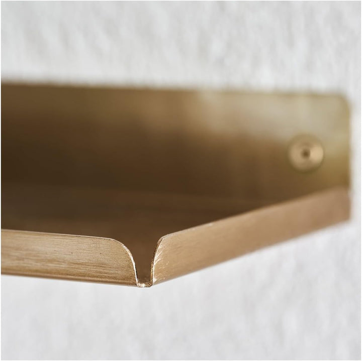 House Doctor - Ledge Wandregal, L 80 cm, messing, Messing