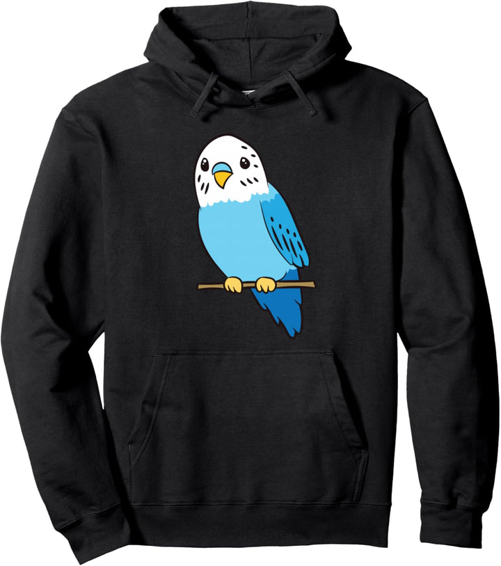 Wellensittich Sittich Vogel Haustier Blausittich Pullover Hoodie