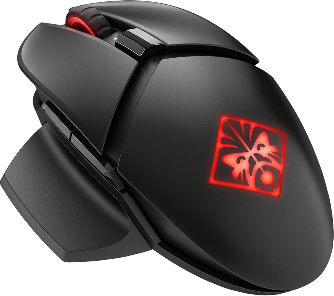OMEN Photon Gaming Maus (kabellos, Qi Charging, bis zu 16.000 dpi, 11 programmierbare Tasten, RGB-Be