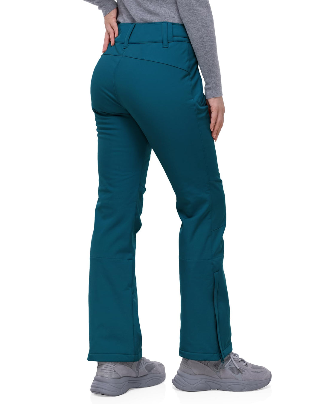 33,000ft Damen Skihose Outdoorhose Wasserdicht Winddichte Softshellhose Warme Gefütterte Trekkinghos