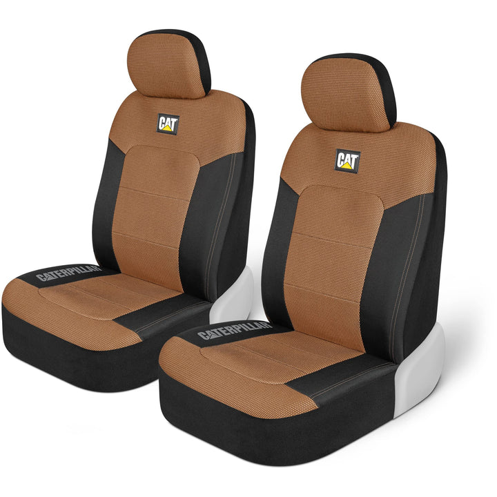 CAT® MeshFlex Automotive Sitzbezüge für PKW LKW und SUV (2er Set) - Beige Autositzbezüge für Vorders