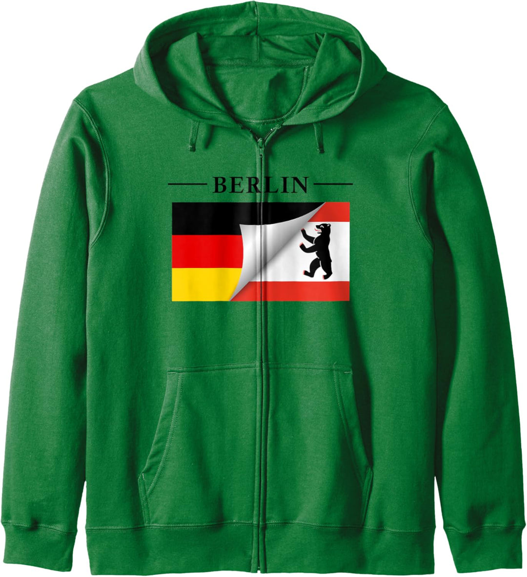 Berlin Deutschland Flagge Kapuzenjacke