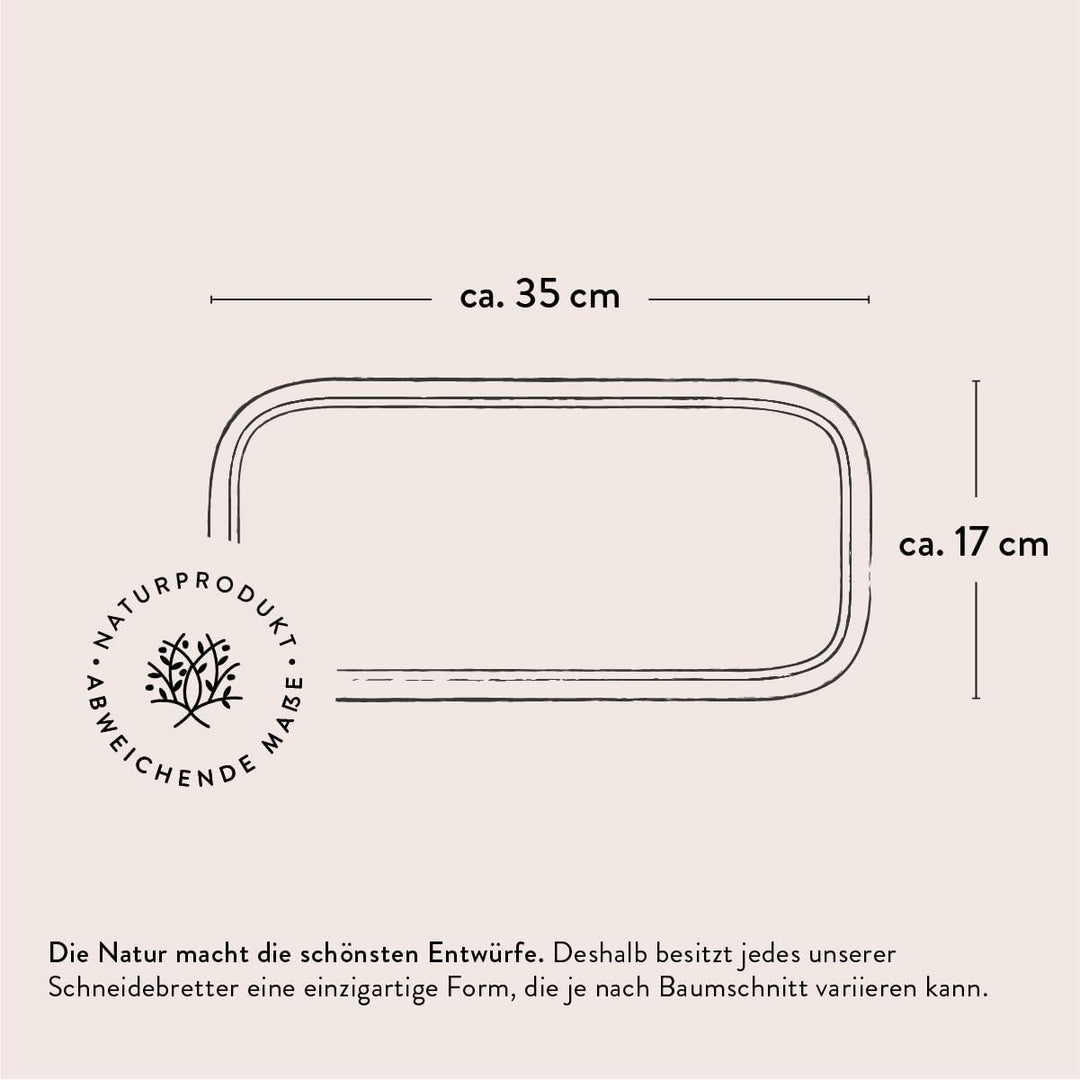 DAS OLIVENHOLZBRETT® Olivenholz Schneidebrett mit Saftrille/Servierbrett aus Olivenholz/Steakbrett/O