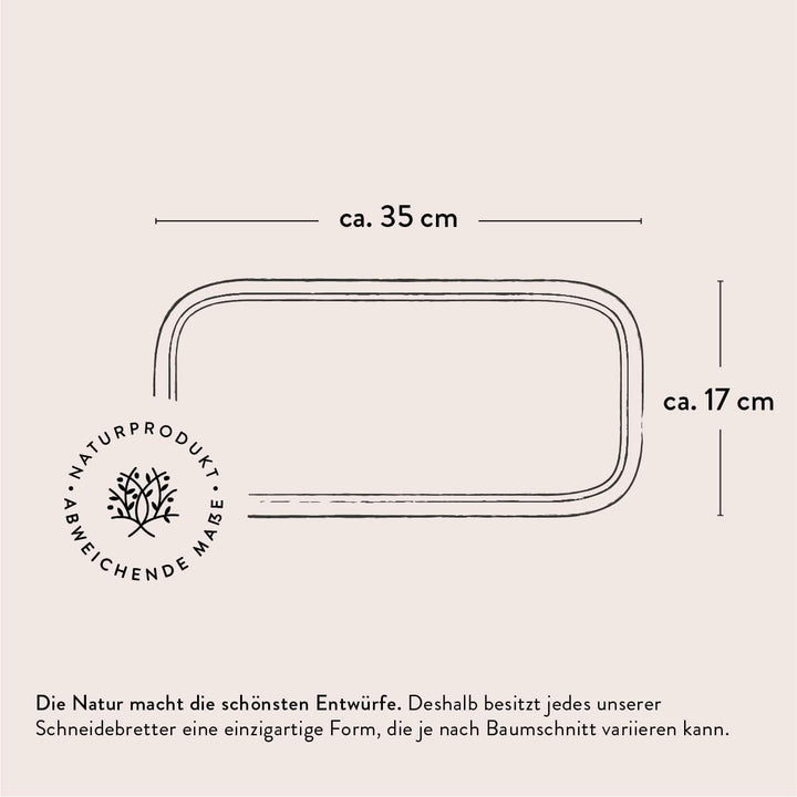 DAS OLIVENHOLZBRETT® Olivenholz Schneidebrett mit Saftrille/Servierbrett aus Olivenholz/Steakbrett/O