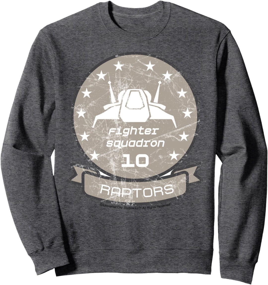 Battlestar Galactica Fighter Squadron 10 Raptors Logo Sweatshirt