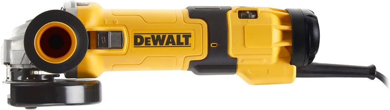 DeWalt Winkelschleifer (1500 Watt, 125 mm mit Drehzahlelektronik, mit Sanftanlauf und Nullspannungss