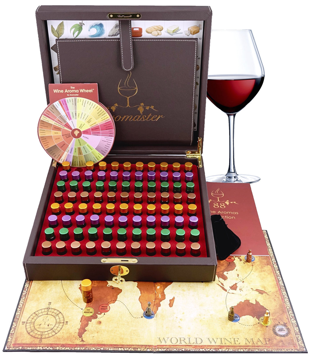 Aromaster Master Wein-Aroma-Set - 88 Weinaromen (Deutsche Version)