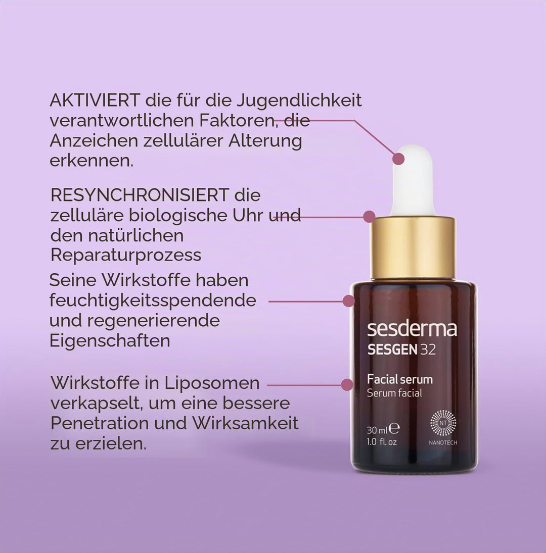 Sesderma | Sesgen 32 Zellaktivierendes Gesichtsserum | Aktive Substanzen | Erste Anzeichen der Hauta
