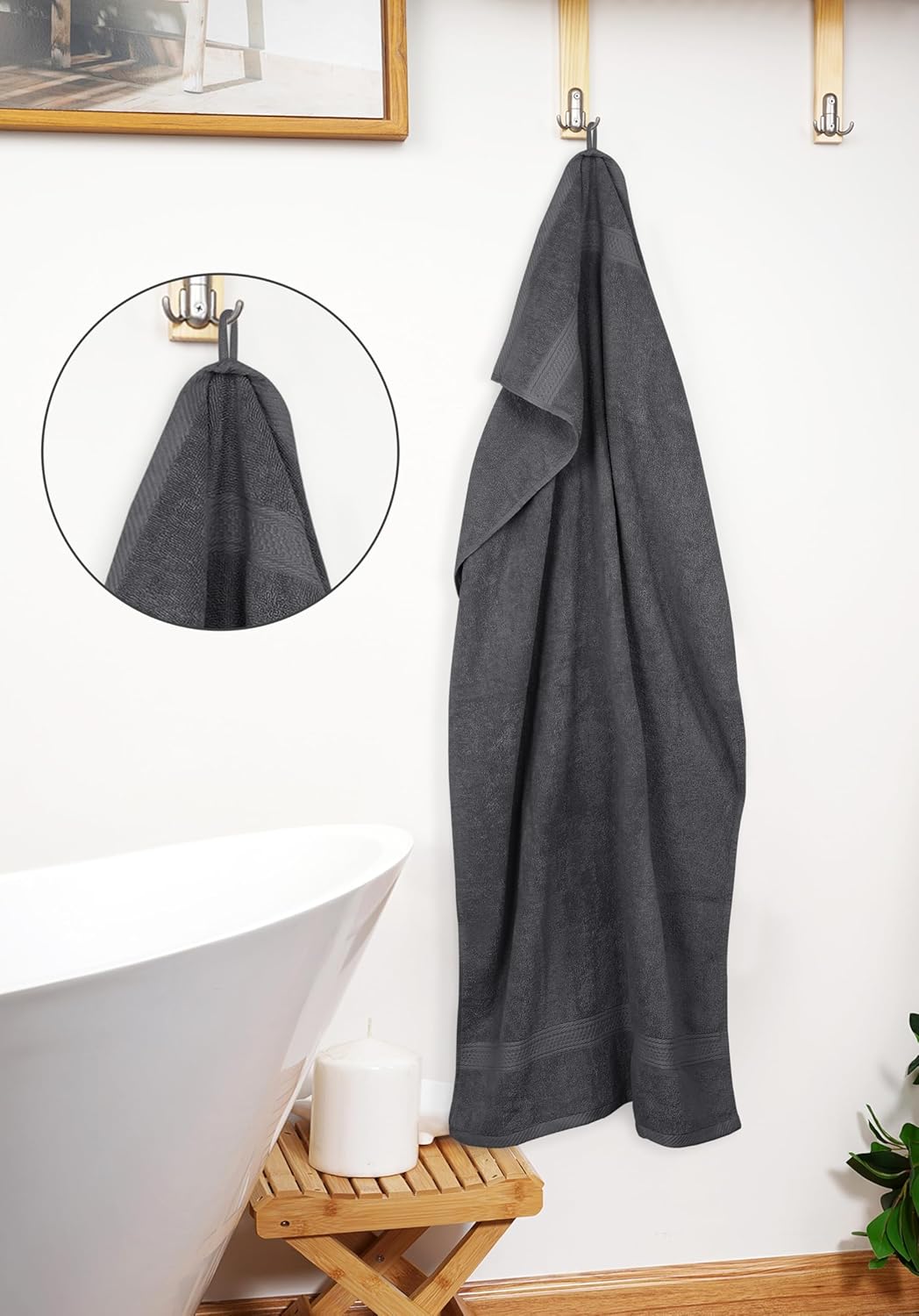 Utopia Towels - 2er-Pack Badetücher Set Premium 100% ringgesponnene Baumwolle 69 x 137 cm Handtücher