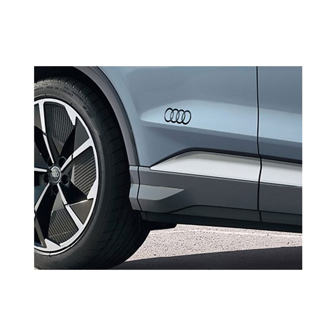Audi 89A064317Y9B Dekorfolie Ringe Logo Emblem Design Folie, schwarz