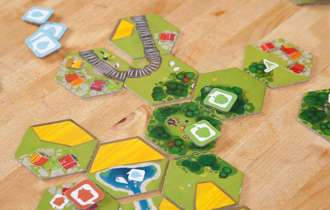 Pegasus Spiele 51240G Dorfromantik *Spiel des Jahres 2023* Brettspiele Pegasus Spiele 51240G Single,