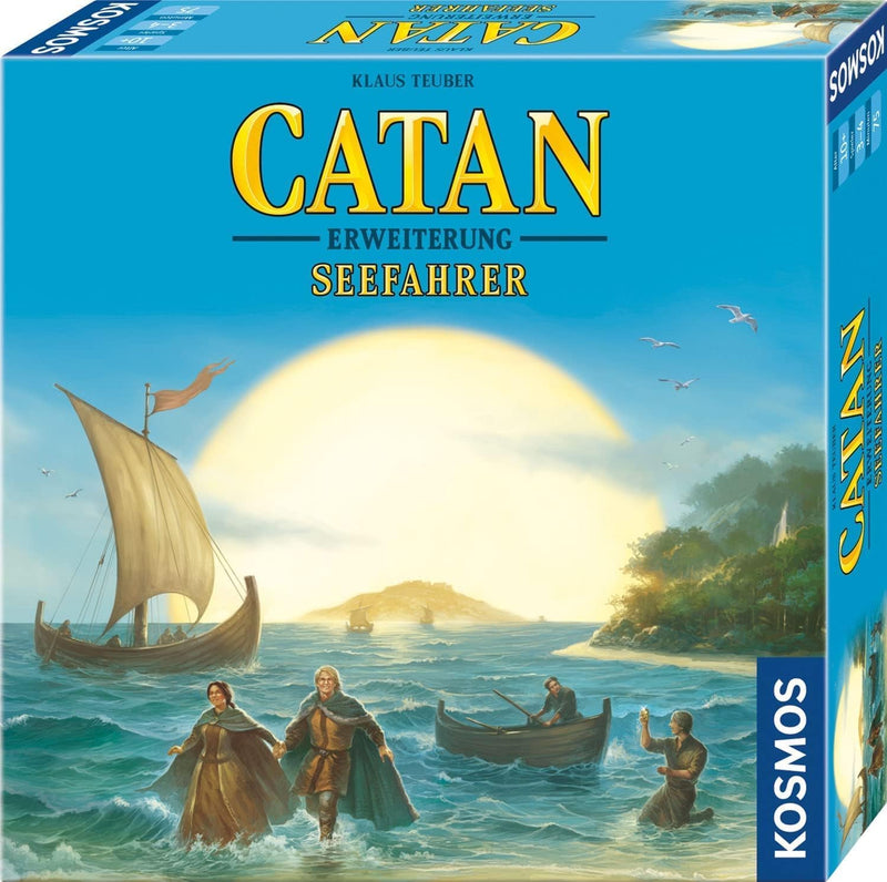 KOSMOS 682705 CATAN - Seefahrer, Erweiterung zu CATAN - Das Spiel, Brettspiel für 3-4 Personen ab 10