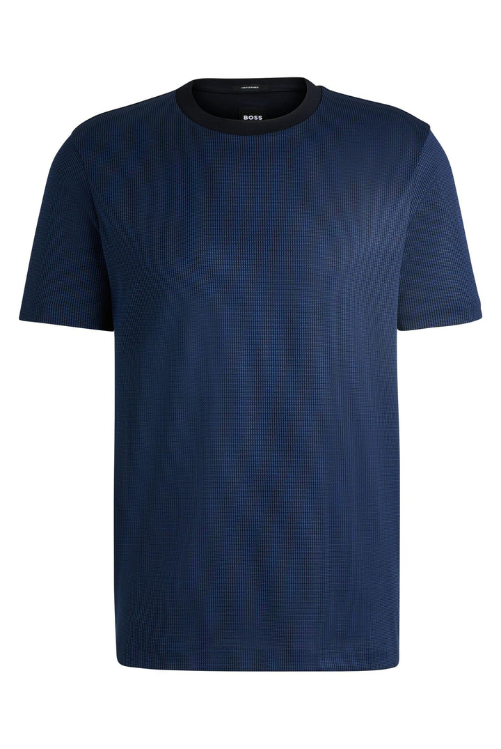 BOSS Herren Plain Short Sleeve Crewneck T-Shirt T-Shirt (1er Pack) XS Dunkelblau404, XS Dunkelblau40