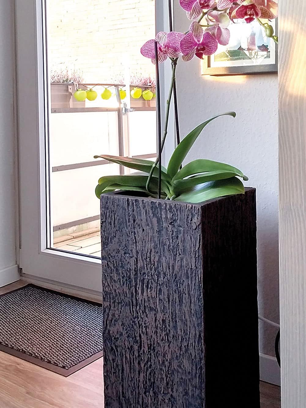 Pflanzwerk® Pflanzkübel Divider Wood Braun 72x60x25cm *Frostbeständig* *UV-Schutz* *Qualitätsware*