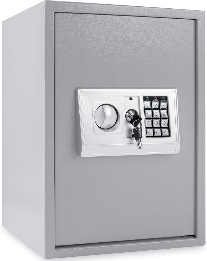 KESSER® Elektr. Tresor | 50x35x34,5 XXL | Türstärke 4mm | Elektronischer Safe | Doppelbolzenverriege