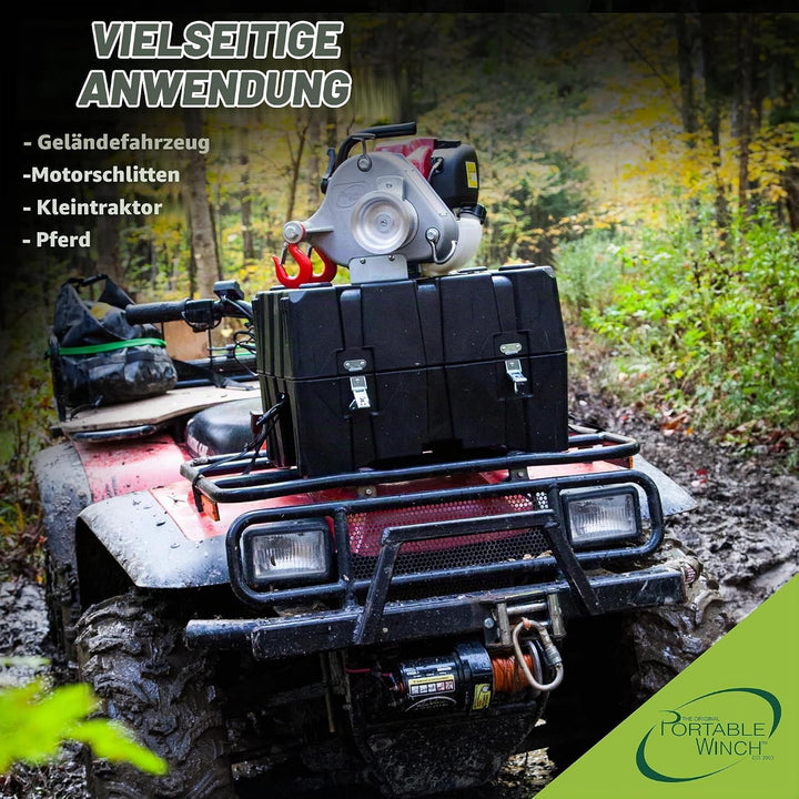 Porta Winch Zughaube für Baumstämme bis