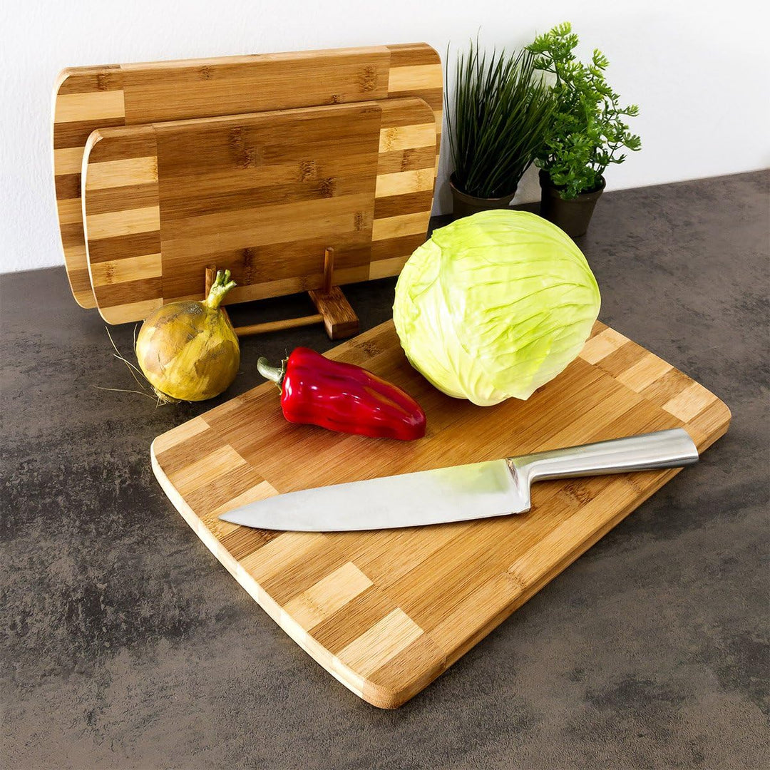 Relaxdays Brotkasten Bambus HBT: 16,5 x 40 x 27,5 cm Rollbrotkasten für aromadichte Brot, natur & Sc