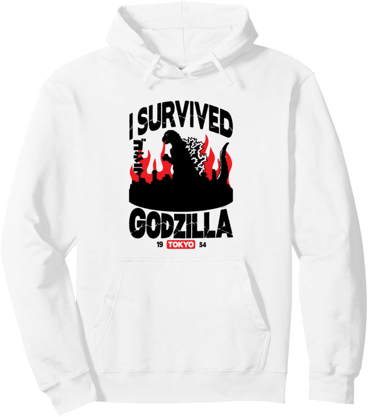 Godzilla Ich Habe Godzilla Überlebt Pullover Hoodie