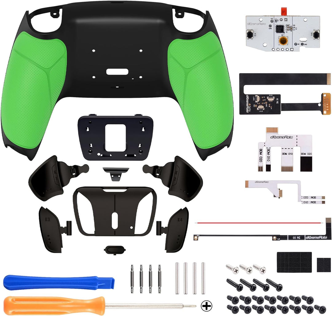 eXtremeRate Programmierbar RISE4 Remap Kit für ps5 Controller BDM-010/020,Real Metal Buttons(RMB) Re