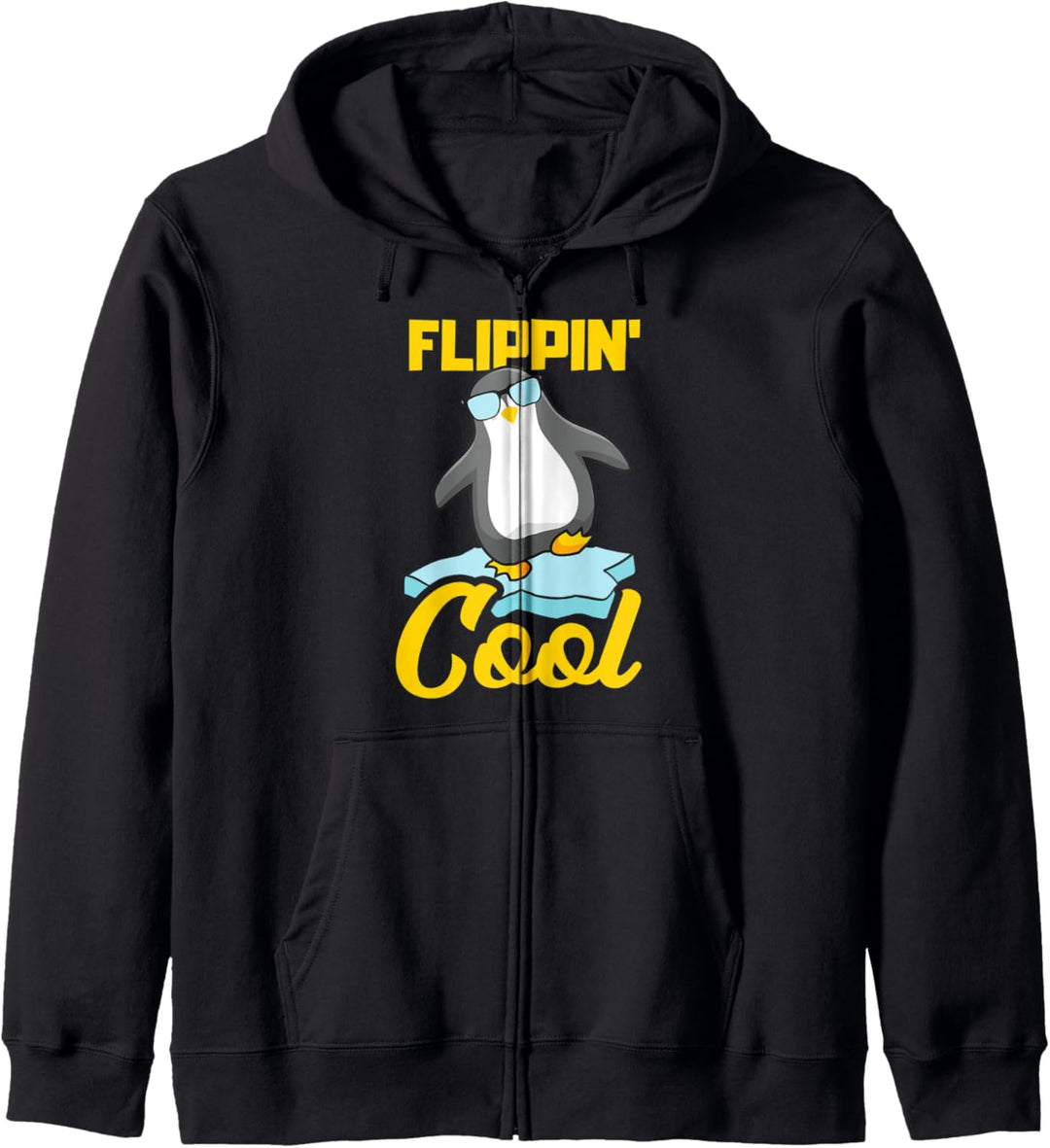 Lustiger Pinguin mit Sonnenbrille cooles Tierdesign Kapuzenjacke