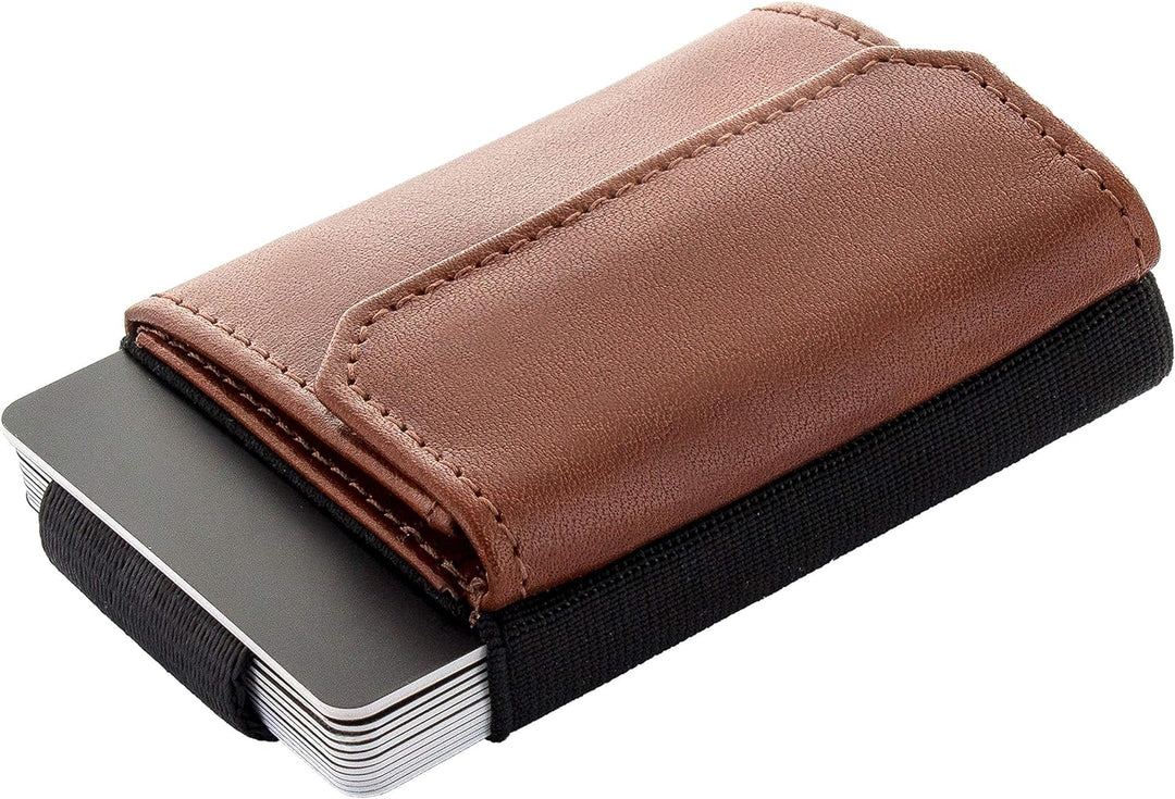 Jaimie Jacobs Minimalist Wallet Nano Boy Pocket Mini Geldbörse aus Textil mit Zugband schmaler Karte