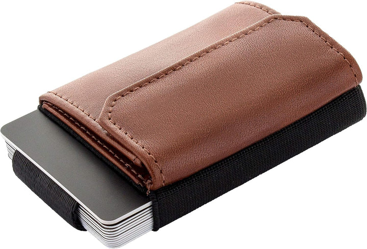 Jaimie Jacobs Minimalist Wallet Nano Boy Pocket Mini Geldbörse aus Textil mit Zugband schmaler Karte