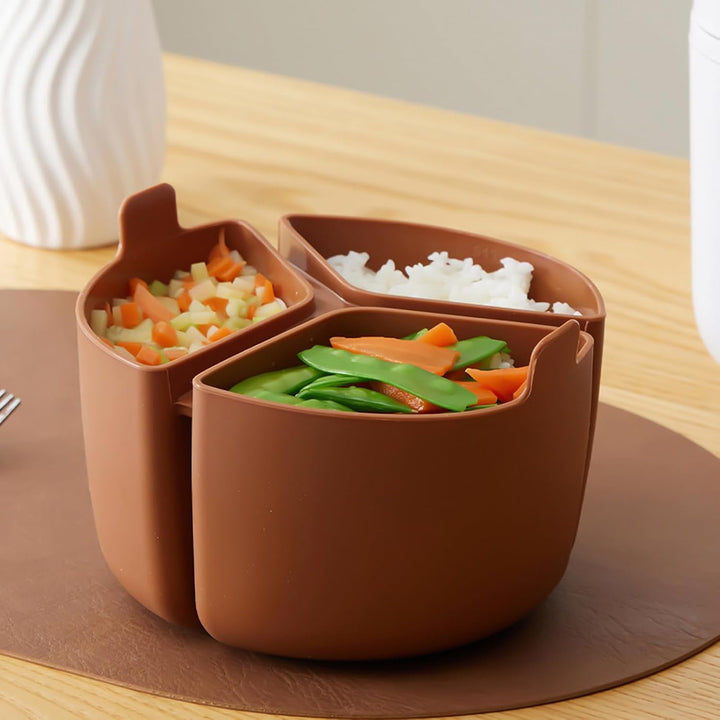 Silikon -Eintopf -Pot -Liner, Slow Cooker -Trenner Silikoneinsätze - Geteilter Eintopf Pot Insert -