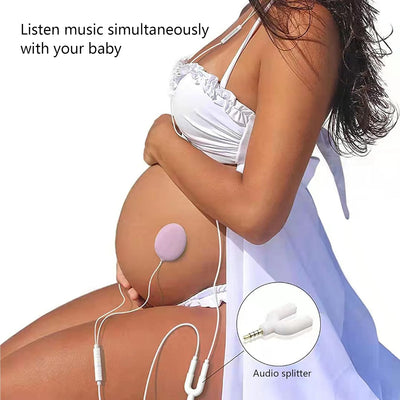 Kopfhörer für Baby Bauch, Schwangerschaft Kopfhörer Bauchhörer Musik Kopfhörer für Babybauch, für Sp