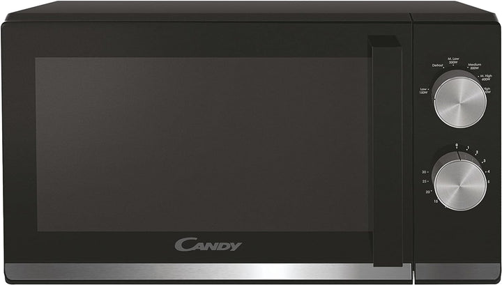 Candy Moderna CMW20TNMB Mikrowelle, 700W, 20 Liter, Auftau-Programm, Gar-Ende-Signal, Kindersicherun